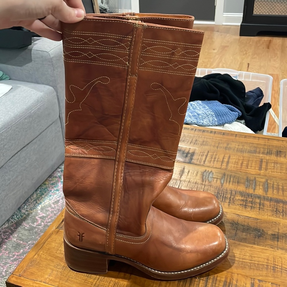 Frye vintage campus boots